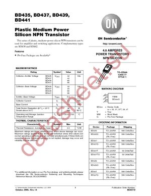 BD437T datasheet  